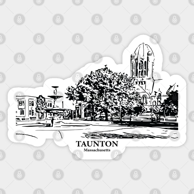 Taunton - Massachusetts Sticker by Lakeric
